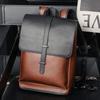 Mochila Retro Nueva para Hombre Mochila de Moda de Marca para Jóvenes Mochila Escolar para Estudiante Universitario Mochila para Computadora Bolso Casual para Computadora