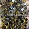 Cuarzo Rosa Ojo de Tigre Lapislázuli Amatista Trébol de Cuatro Hojas Cuentas Sueltas de 11 mm DIY Pasador Accesorios para el Cabello Pulsera Accesorios para Collares Venta al por Mayor