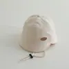 Chapéu de Pescador Bebê Japonês e Coreano Primavera e Verão 2025 Novo Chapéu de Bacia com Proteção Solar Etiqueta Oval da Moda Chapéu de Sol para Bebê