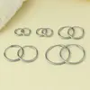 Suministro de Fábrica Pendientes Sencillos de Acero Inoxidable 316 Pieza Única Aro de Botón para Oreja Anillo para Nariz Joyería de Perforación Tornillo para Nariz Tornillo para Labio