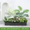 [Serie Y80] Decoración de Partición de Planta Verde Simulada Macetero Maceta Valla Paisajística de Plástico Biónico Diseño