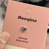 Control Morado Jardín Qimeng Clavo para Hueso del Oído Acero de Titanio Médico Serie Morada Agujero del Oído Clavo para Oreja Pendientes con Rosca de Fondo Plano