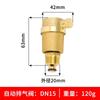 Válvula de escape automática de latão dn15 20 25 torneira de água aquecimento válvula 4 minutos 6 minutos 1 polegada vertical piso aquecimento válvula de escape