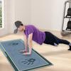 Esterilla Impresa Transfronteriza para Flexiones, Ayuda para Sentadillas para Principiantes, Resistente a la Suciedad, Antideslizante, Esterilla para Sentadillas Aislante de Sonido