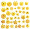 Accesorios de joyería de aleación DIY pétalos huecos soporte de flores cuentas espaciadoras para pulsera cuentas de posicionamiento material de capullo de flor V149
