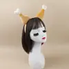 Diadema de Pierna de Pollo Curiosa para Pascua Decoración de Cabeza de Pollo Grande de Dibujos Animados de Animales para Acción de Gracias Diadema de Pavo para Fiesta