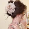 Pinzas grandes para el pelo coreanas para mujer, pinzas para el pelo de alta gama para la parte trasera de la cabeza, pinzas de tiburón al por mayor para cabello grueso, accesorios para el pelo