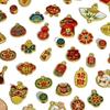 Acessórios Pingente DIY Banhado a Ouro Retenção de Cor Deus da Riqueza Bênção Série Ano Novo Amuleto Pulseira Boa Sorte Acessórios de Joalheria Furo Grande