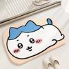 Tapete de banheiro para vaso sanitário Cartoon chica wow resistente a manchas e fácil de cuidar absorvente amigável à pele e confortável tapete de chão de caxemira espessa