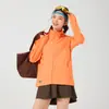 Ropa de Protección Solar con Capucha para Pareja para Hombres, Transpirable, Resistente a los Rayos UV, de Secado Rápido, Chaqueta de Verano para Exteriores para la Piel, Ropa de Abrigo Patchwork Unisex