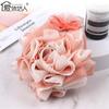 Flor de Banho para Menina, Bola de Banho Bicolor, Bola de Flor de Banho Feita à Mão, Flor de Banho Costurada à Mão, Bola de Banho Espumante, Frete Grátis, Limpeza