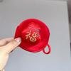 Monedero año del dragón lindo peluche regalo de año nuevo decoración ambiente festivo caricatura danza del león danza del león bolsa de linterna lote