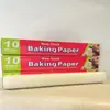 Papel manteiga para assar 10m fácil de rasgar e puxar papel absorvente de óleo especial para Air Fryer churrasco bandeja de assar quadrada papel de embrulho