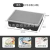 Bandeja de Hielo Grande de Silicona Transfronteriza Molde de Cubitos de Hielo de Grado Alimenticio Molde de Bola de Hielo de Desmoldeo Fácil Congelación Rápida Molde para Hacer Hielo Casero