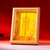 Amuleto de matrimonio taoísta con marco pintado en dorado, decoración para la sala de estar para atraer el amor, adecuado para la mesa de la entrada, un regalo para hombres y mujeres en el Festival Qixi o el Día de San Valentín
