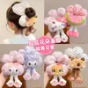 Kuromi Trasero Scrunchie de Flores para Niños para Niñas Lindo Lazo para Moño Accesorio para el Cabello