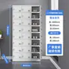 Armario metálico para vestuario de nueve puertas para empleados con cerradura seis puertas para dormitorio taller de fábrica zapatero multi-puerta vestuario