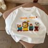 Camiseta Térmica Base para Niños, Camiseta de Manga Larga para Niños, Nuevo Estilo Otoño e Invierno, Diseño de Animales 3D, Top Cálido para Niñas, Moderno