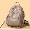 Mochila de Piel Suave para Mujer 2026 Nueva Moda Mochila Casual Gran Capacidad Bolsa de Viaje Mochila Versátil para Mujer
