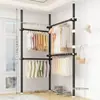 Perchero de Pie para Dormitorio, Armario Simple de Estilo Abierto, Alquiler de Habitación, Perchero
