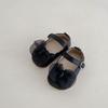 Zapatos de Bebé Niña Estilo Verano 2026 de Seersucker con Lazo, Versátiles, Transpirables, Antideslizantes, Resistentes al Desgaste, Zapatos de Suela Suave para Todas las Estaciones