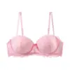 Sutiã Feminino Sexy de Renda Europeu e Americano Mais Vendido Transfronteiriço com Suporte Push-Up para Prevenir Queda, Roupa Íntima Feminina Confortável e Respirável