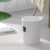Papelera Camelia para el hogar, papelera para sala de estar, papelera de cocina sin tapa con anillo de presión, papelera para baño, papelera simple