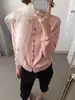 Cárdigan de punto fino de lana retorcida con botones para mujer, corte holgado, con un patrón texturizado y retorcido, suave y liso, adecuado para ropa de trabajo