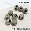 Coração Dourado Estrela de Cinco Pontas Contas DIY 16mm Colorido Corrente para Celular Brincos Acessórios Joias Contas Brilhantes Fofas Contas Soltas