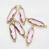 Atacado de fábrica longa liga oval dupla borda pendurada pulseira pingente diy jóias acessórios brincos pulseira acessórios