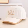 Nova Boné de Baseball Infantil com Letra U de Desenho Animado Versátil Casual Estilo Coreano Chapéu de Proteção Solar para Meninos Atacado