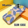 Morandi Rosa Claro Limão Planta Iphone18Pro Meninas Nova Capa de Celular Apple 16Pro Película Capa Rígida