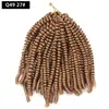 Venta al por mayor Crochet Europeo Africano Dreads Cabello Sintético Trenzas Retorcidas Rizo de Resorte Pequeño Rizo de Resorte