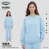 Conjunto de Moletom Ckx Marca Tendência Novo Outono e Inverno 430g Peso Pesado Gola Redonda com Calça de Cintura Larga Conjunto Casual Esportivo Duas Peças