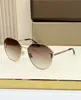Bv40008U Nuevas Gafas de Sol Baojia con Patrón de Serpiente en Varillas Metálicas, Montura Redonda, Modernas, Protección Solar, Gafas de Sol de Montura Grande de Gama Alta