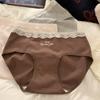 "Enfócate en tu propia felicidad" 10A algodón puro antibacteriano deseo puro estilo ballet ropa interior para mujer niñas amigable con la piel