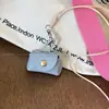 "Colgante Lindo" Ins Piel de Vaca Corazón Bolso Pequeño Colgante de Collar Mini Accesorios Billetera para Monedas Gato