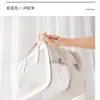 Bolsa de Maquiagem Portátil Fashionável com Separação Seco e Úmido PU Transparente Grande Capacidade Dupla Camada Bolsa de Higiene Pessoal Maquiagem Bolsa de Viagem Praia