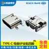 Conector Fêmea Tipo-C 6P/16P Vertical Horizontal Tipo Placa Recuada Conector de Carregamento à Prova d'Água Conector Tipo-C 3.1