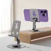 Soporte Metálico Giratorio para Tableta, Soporte para Laptop, Soporte de Escritorio Ajustable para Transmisión en Vivo y Ver Videos