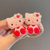 Anillo para el Cabello Infantil de Gatito No Golpea la Banda para el Cabello de la Niña Pequeña Alta Elasticidad Dibujos Animados Lindo Cuerda para el Cabello de Bebé