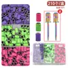 Cabezales de Lijado para Pulir Uñas para Taladros de Uñas Eléctricos, Disponibles en Múltiples Granos, Caja de Colores con Juego de Rodamientos