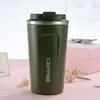 Taza de Café de Acero Inoxidable 304 Transfronteriza Portátil para Coche Doble Pared Aislada Taza para Hielo Taza de Regalo Personalizada Venta al por Mayor