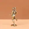 Modelo de estatueta de soldado feminina especial em latão, modelo rei soldado de forças especiais transfronteiriças temático da Força Delta, ornamento decorativo