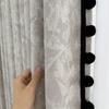 Nueva Cortina Blackout de Chenilla Retro Francesa Downton Abbey Cortina de Lujo de Alta Gama para Sala de Estar y Dormitorio