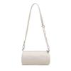 Moderna Bolso Suave para Niñas, Dulce Bolso de Hombro Cruzado para Axila, Bolso Cilíndrico Simple con Cadena para Llevar en la Mano
