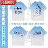Ropa para fiesta de graduación, camiseta corta DIY, camiseta conmemorativa, equipo de actividades, camiseta de bienvenida, ropa de trabajo, impresión