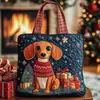 2026 Nova Série de Filhotes Transfronteiriça Estampa Digital Bolsa Tote Acolchoada de Ombro Fashion