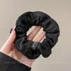 Goma para el pelo floral marrón, elegante y a la moda, con diseño de cuadros para mujer, nuevo estilo 2026, accesorio para el pelo de tela de alta calidad