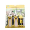 Tijeras de podar Set de tijeras de jardinería Tijeras para ramas de flores de bonsái y huerto Ramas de árboles frutales Herramienta multiusos para poda de jardín Acero inoxidable